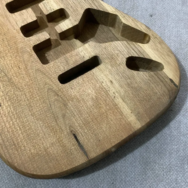 Body Crack Unfinished ST Electric Guitar Body Solid Wood SSH Pickups DIY Guitar Parts Replace Accessories  GB749