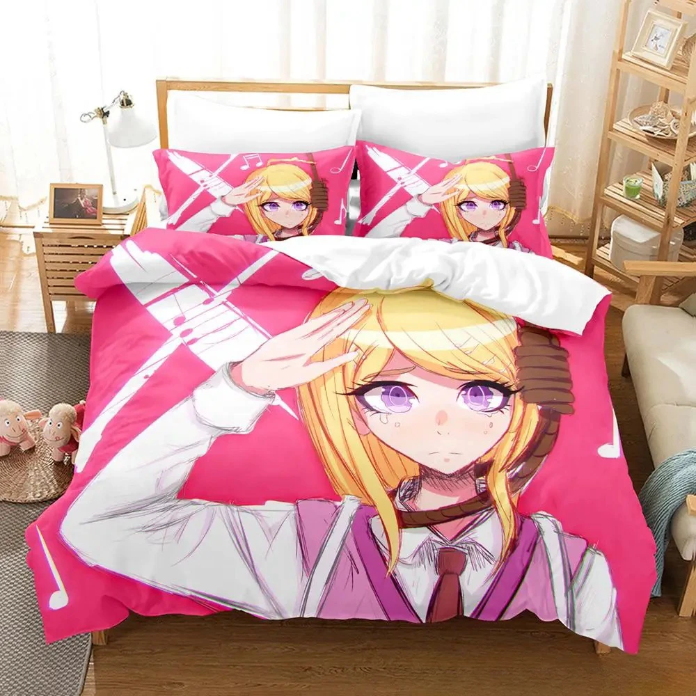 Novo danganronpa v3 conjunto de cama único gêmeo completo queen king size conjunto adulto criança quarto capa edredão conjuntos 3d impressão anime cama