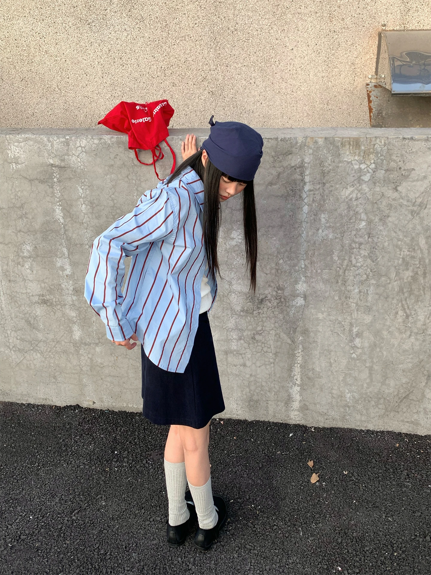 

COK Spring 2026 New Casual Sle Women's irt oulder Width Regular Length Long Sve Striped Pattern Commute Wear