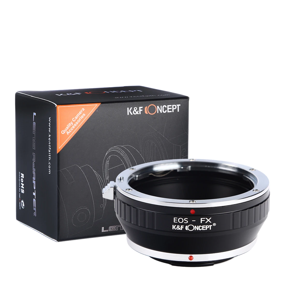 K&F Concept EOS to FX Lens Adapter Canon EF EFS to Fuji X X-Pro3 X-Pro2 X-T5 X-T4 X-T2 X-E4 XT100 XH2S XS10 XS20 X100V X-T30II