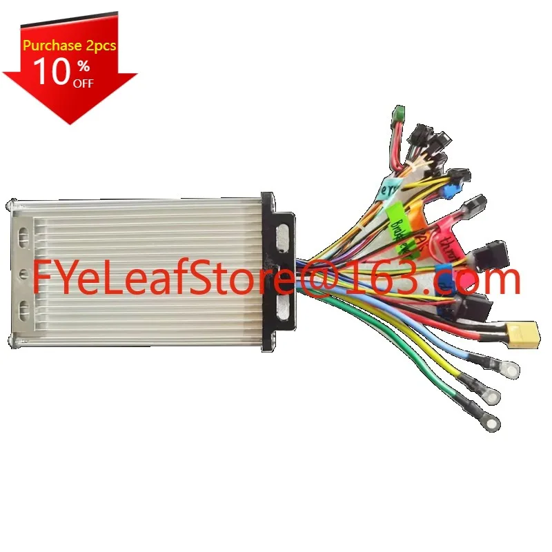 

48 в 52 в 60 в 72 в 40 А 1000 Вт 1500 Вт комплект для преобразования двигателя электровелосипеда скутера с датчиком Холла контроллер