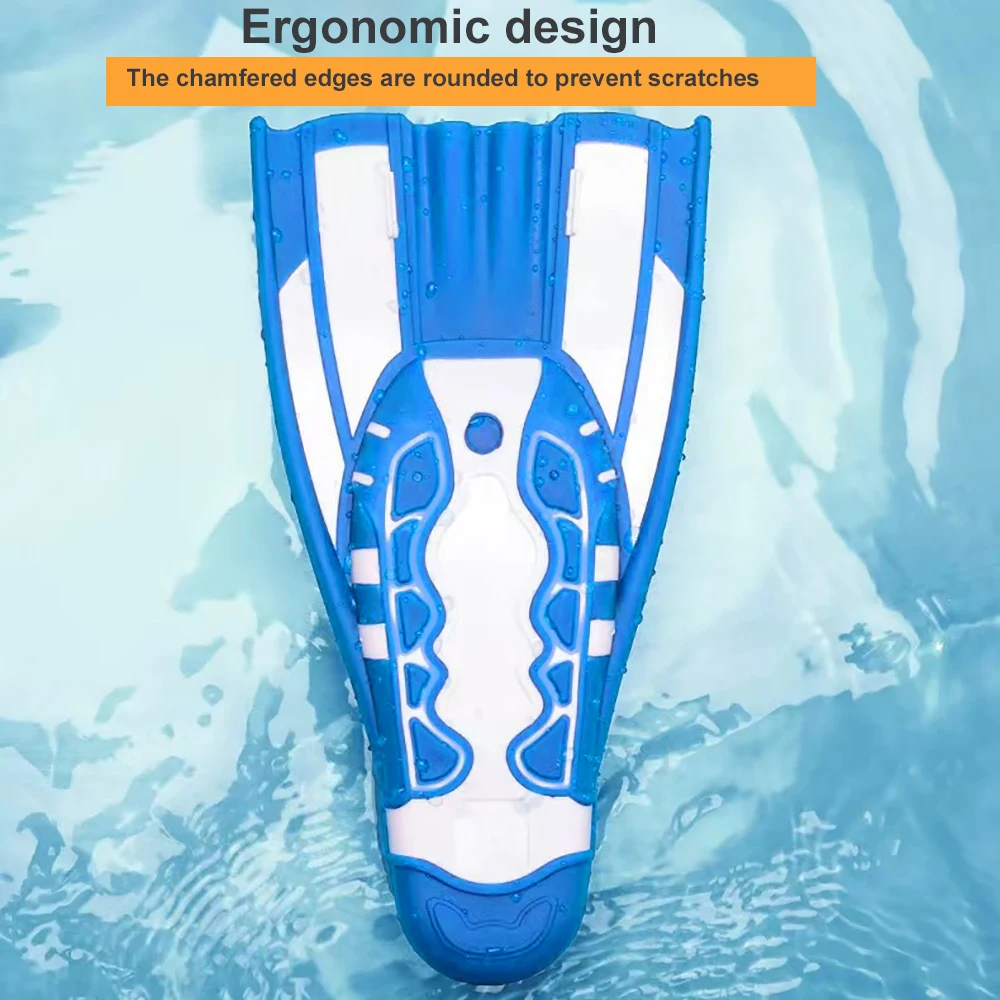 كامل القدم جيب زعانف سيليكون العائمة السباحة أبازيم الغوص الغوص الزعانف التدريب قصيرة اللفة السباحة حذاء السفر حجم الكبار