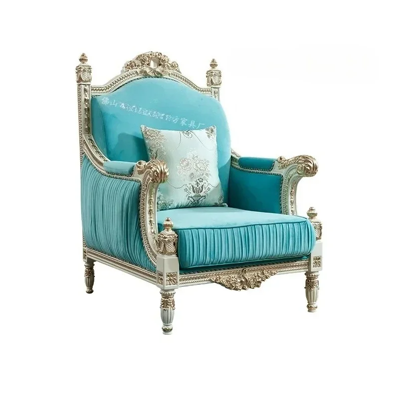 

French sofa neoclassical simple European fabric sofa court fabric French luxury fabric sofa