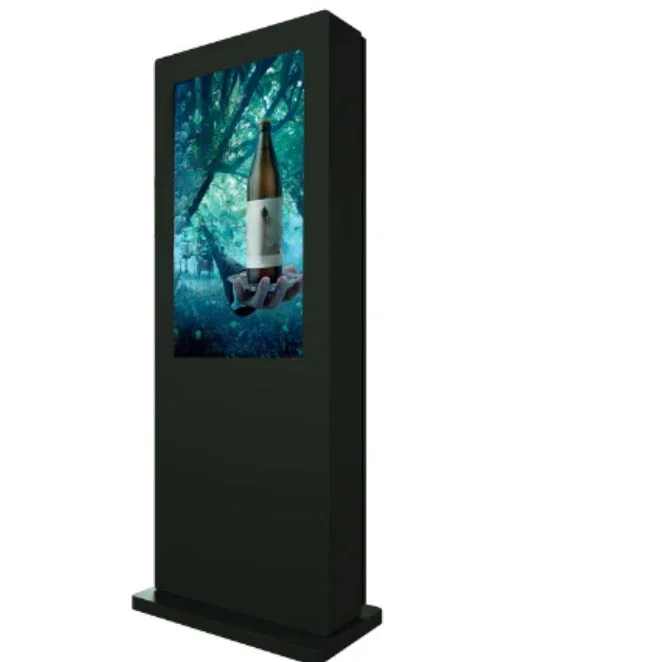 floor-standing LCD smart wall-mounted touch vertical advertising outdoor display Android touch screen all-in-one machine