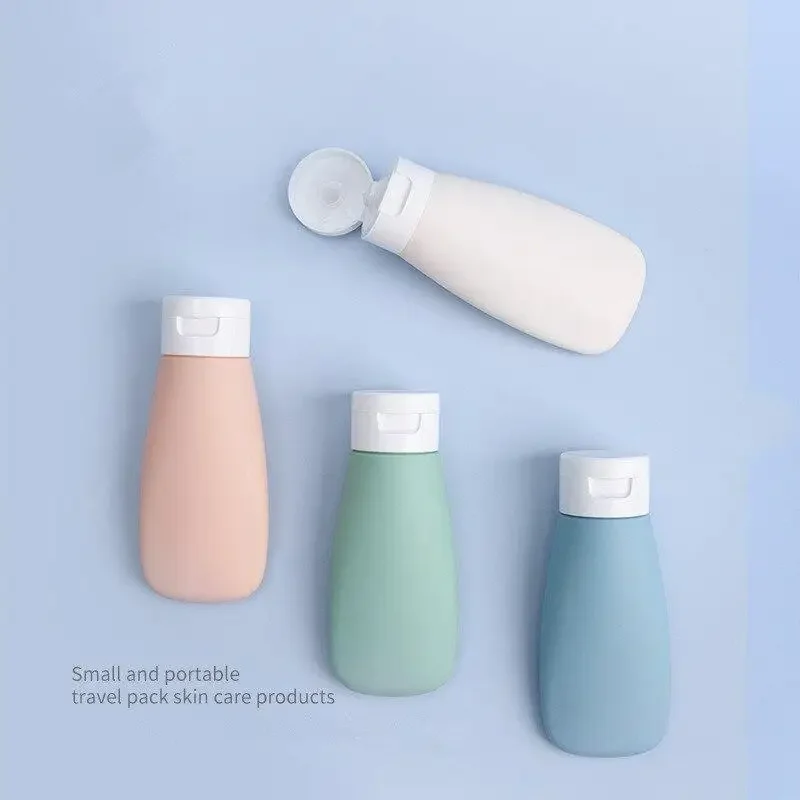 60ml*4 Cosmetics Bottling Travel Set 4pcs/set Color  Portable Skin Care Bottle Environment Recyling Refilable