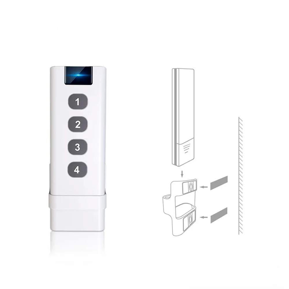 For Zigbee 4-Button Scene Controller for Tuya Smart Home Systems with Support for 12 Distinct Automation Modes