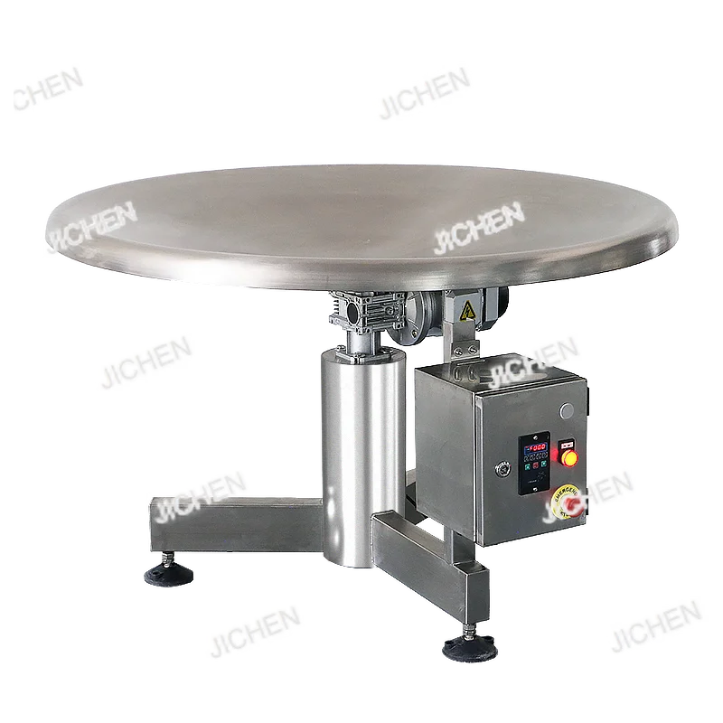 

ZQ SUS304 Вращающаяся пластиковая бутылка или стол для сбора стеклянных бутылок Вращающийся накопительный стол Регулируемая скорость