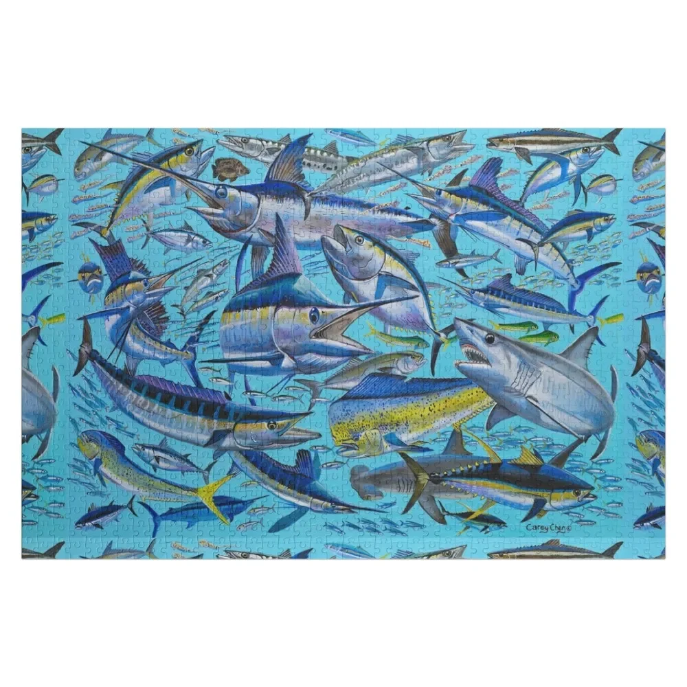 

Offshore Gamefish Collage Jigsaw Puzzle Wooden Decor Paintings Jigsaw Custom Personalised Jigsaw Children Puzzle