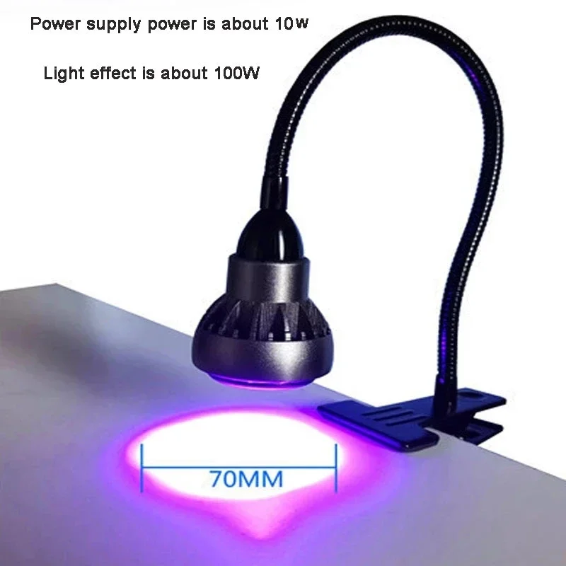 لطيفة 100 واط الأشعة فوق البنفسجية مصباح علاج الغروية 36nm 39nm 405nm 385nm الراتنج بدون ظل الغراء الأخضر النفط لوحة دوائر كهربائية إصلاح كوري