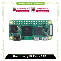Raspberry Pi Zero 2W 2 W con CPU SoC de cuatro núcleos y 64 bits (Arm Cortex-A53 a 1 GHz), Bluetooth 4.2, BLE, antena integrada