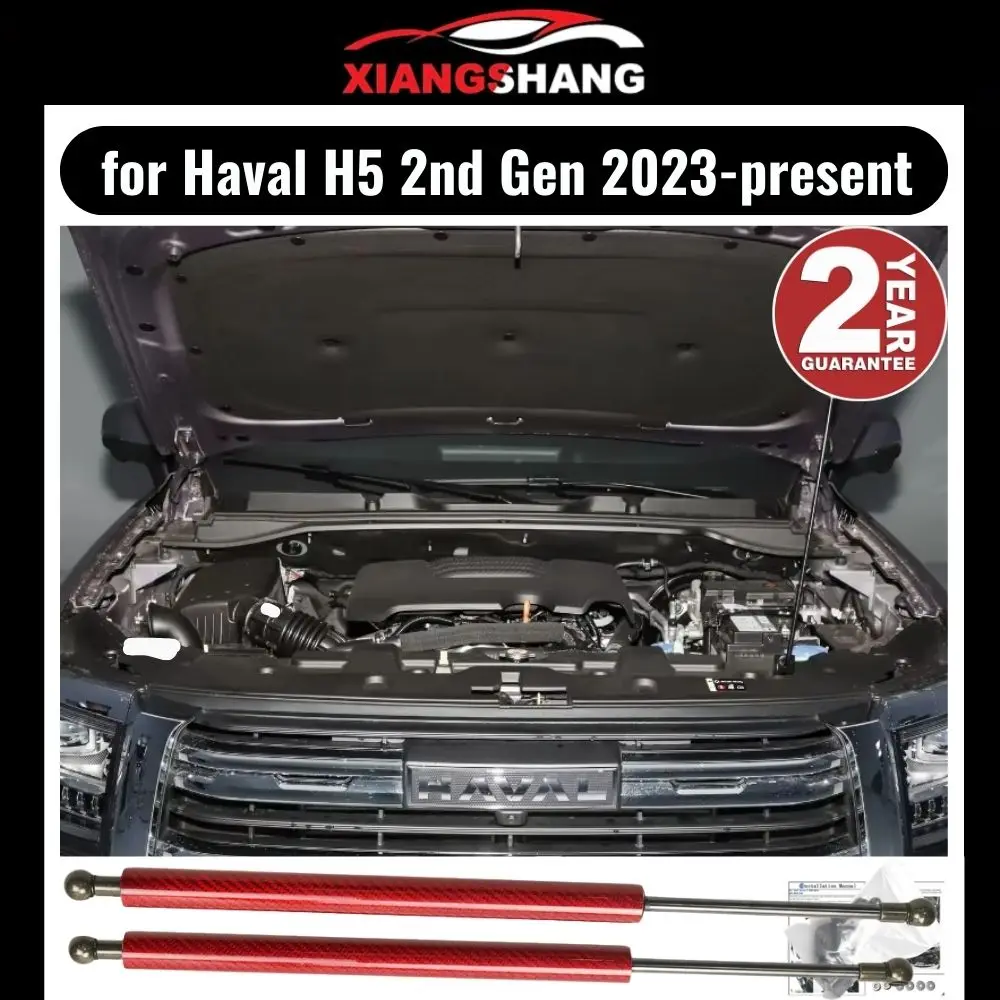 

Hood Damper for Haval H5 2nd Gen 2023-present Gas Strut Lift Support Front Bonnet Modify Gas Springs Shock Absorber