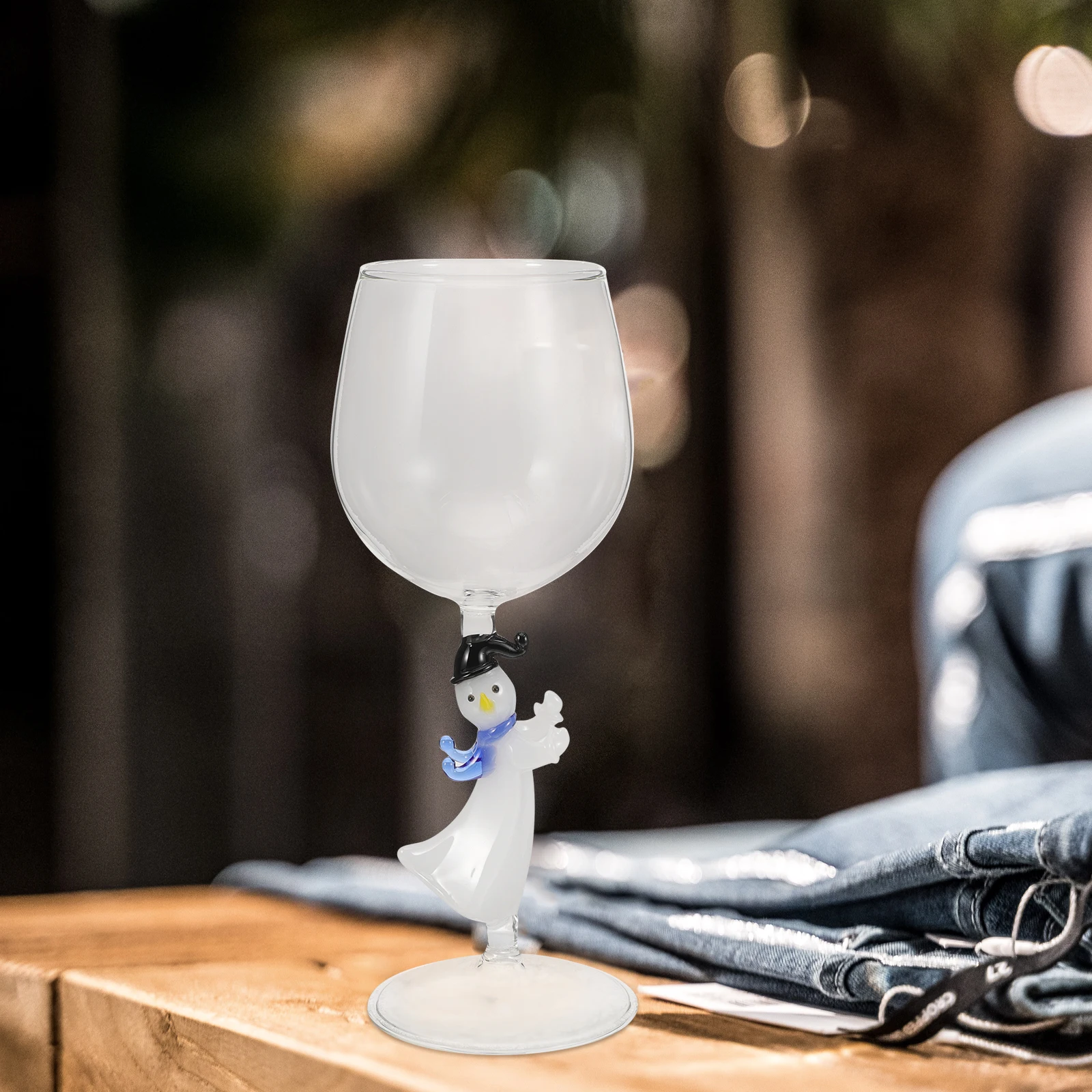 

Snowman Wine Glass Christmas Theme Goblet For Party Cocktail Juice Drinkware Holiday Gift Glass Cup Kitchen Barware