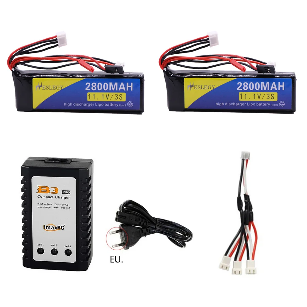 Upgrade 11.1V 3S 2800mAh LiPo Battery with charger for Walkera DEVO 7 DEVO 10 DEVO12E F12E WFLY9 RadioLink AT9 AT10 Transmitter