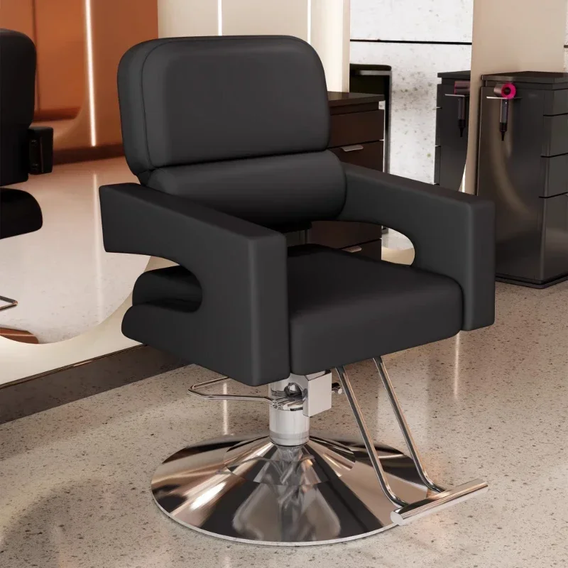 Shampoo Waiting Manicure Barber Chairs Styling Working Swivel Equipment Reclining Barber Chairs Silla De Ruedas Salon Furniture