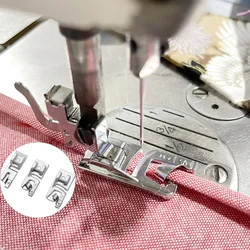 3/1pcs 3MM/4MM/6MM Narrow Rolled Hem Presser Foot for Brother Janome Sewing Essential Domestic Sewing Machine Accessories Tools