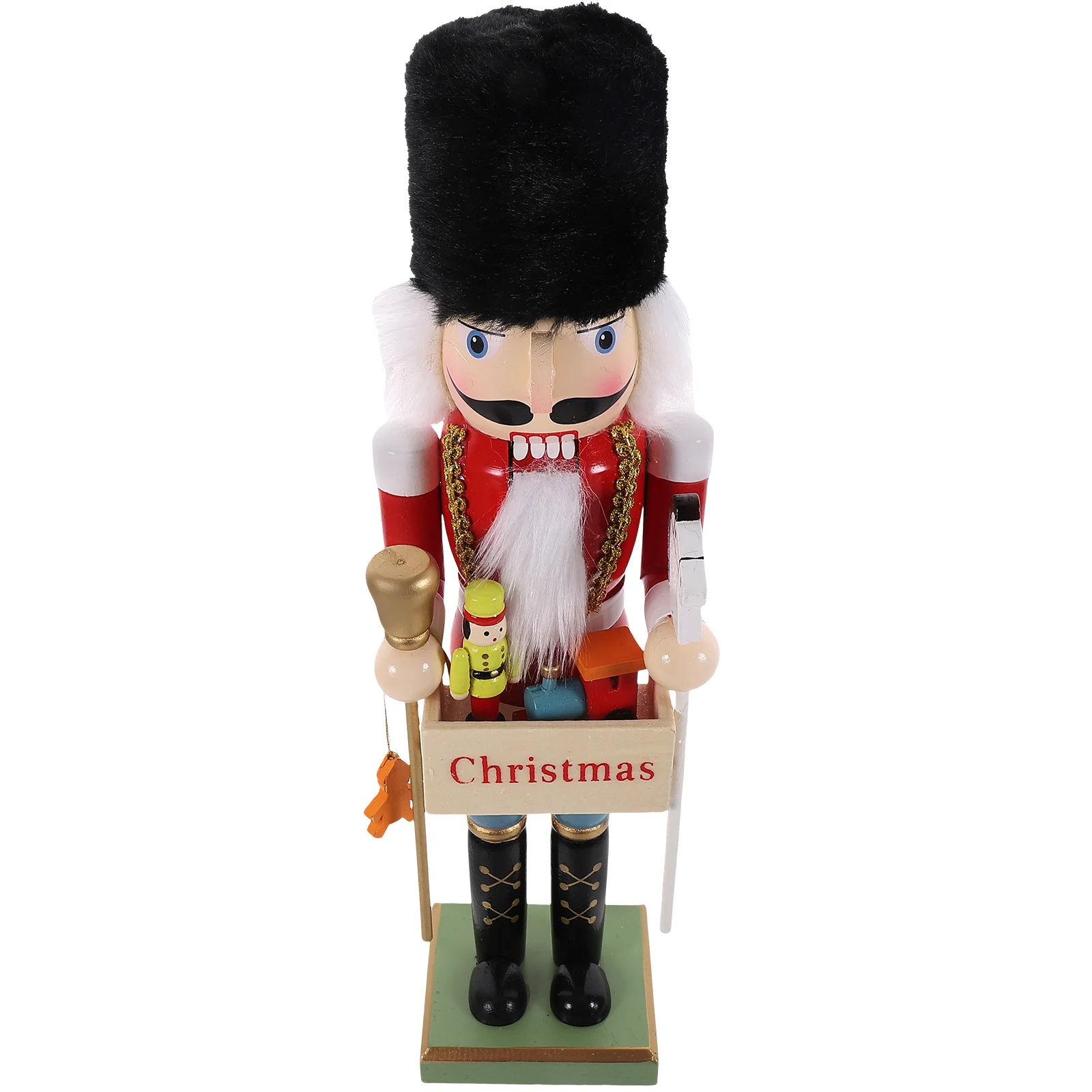 Nutcracker Soldier Ornament Christmas Decorations Toys Holiday Craft Chef Nutcrackers Figures Office Gift