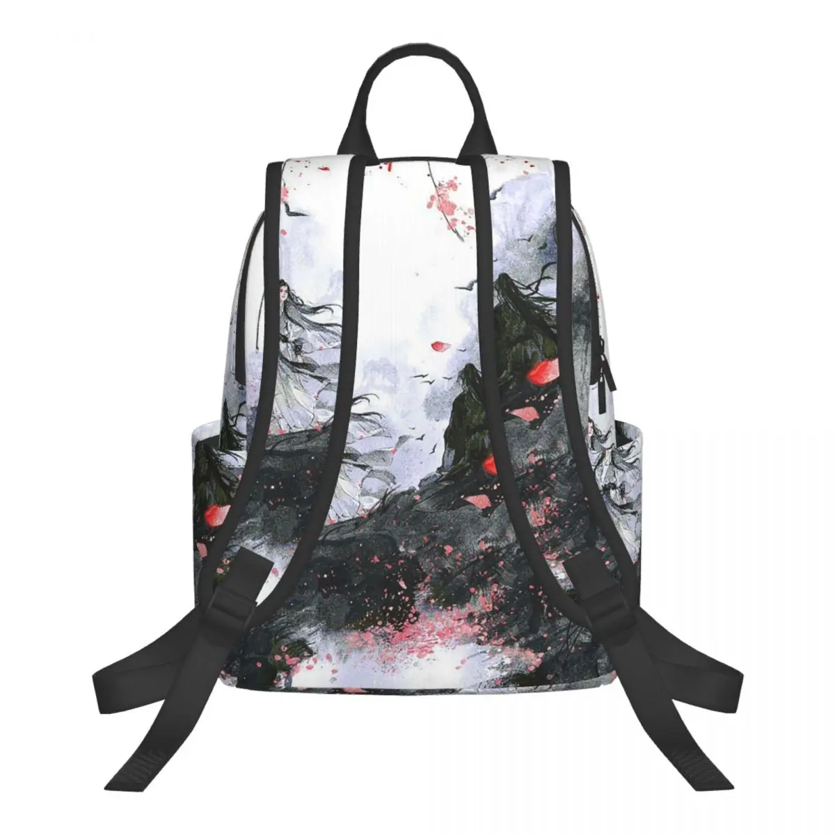 The Untamed WangXian Bunny Mo Dao Zu Shi Backpack School Bag Hiking Travel Daypack for Men Women Fashion Bookbag Shoulder Bags