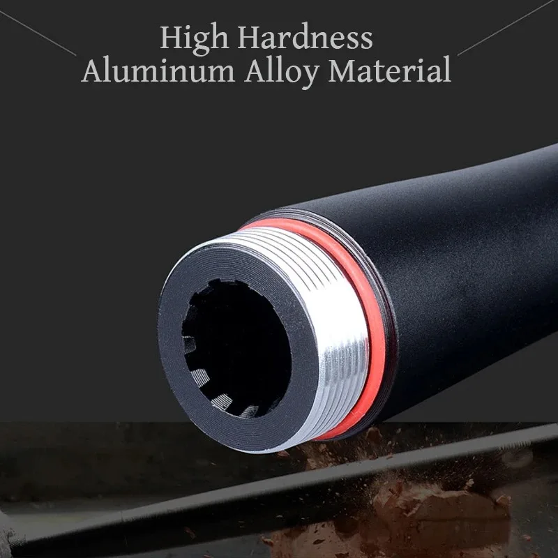 سبائك الألومنيوم مضرب بيسبول LED مصباح يدوي السوبر مشرق مقاوم للماء الشعلة للإضاءة في حالات الطوارئ الدفاع عن النفس في الهواء الطلق