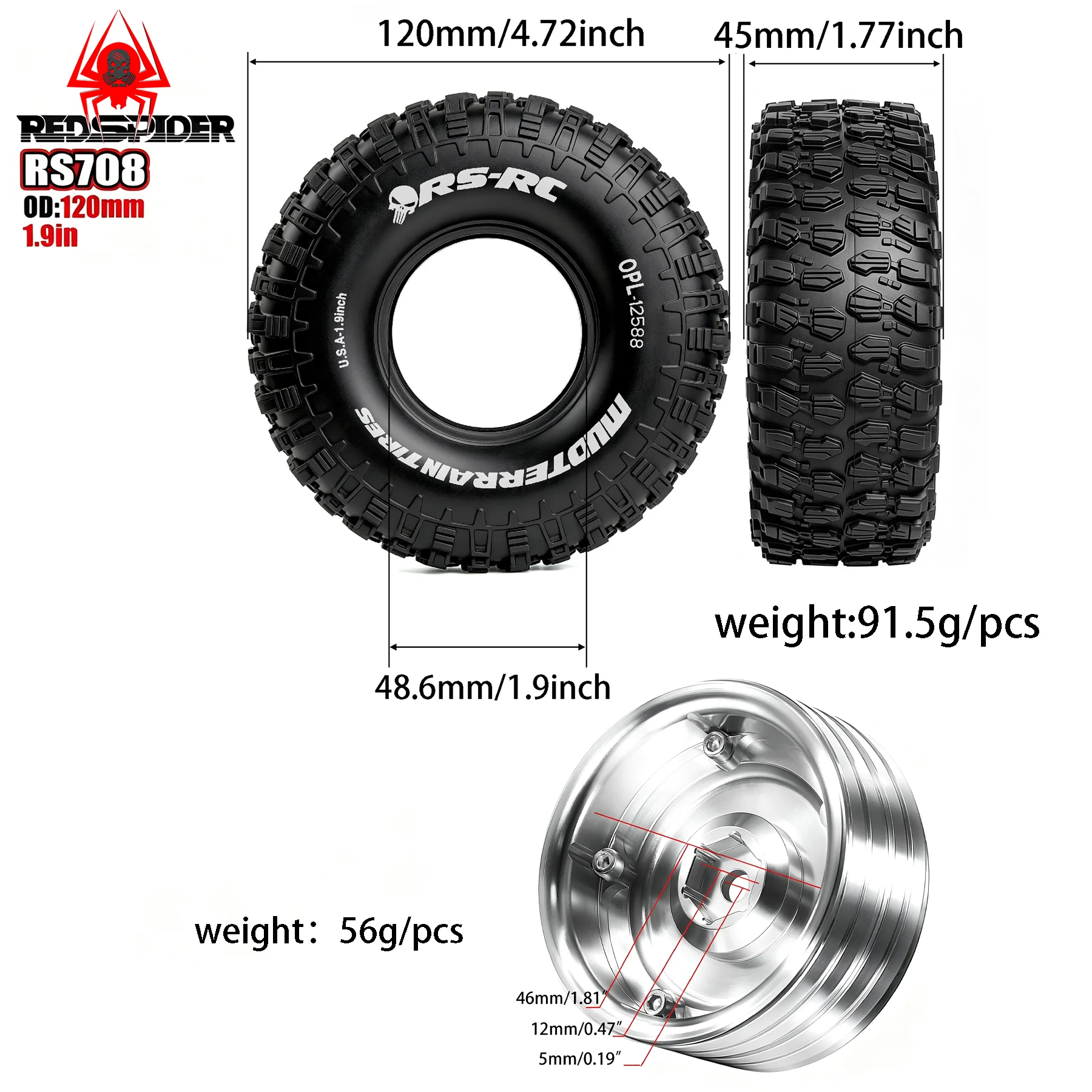 120mm / 4.72inch 1.9 Crawler T - Tire Insert Foam ulasan dan harga