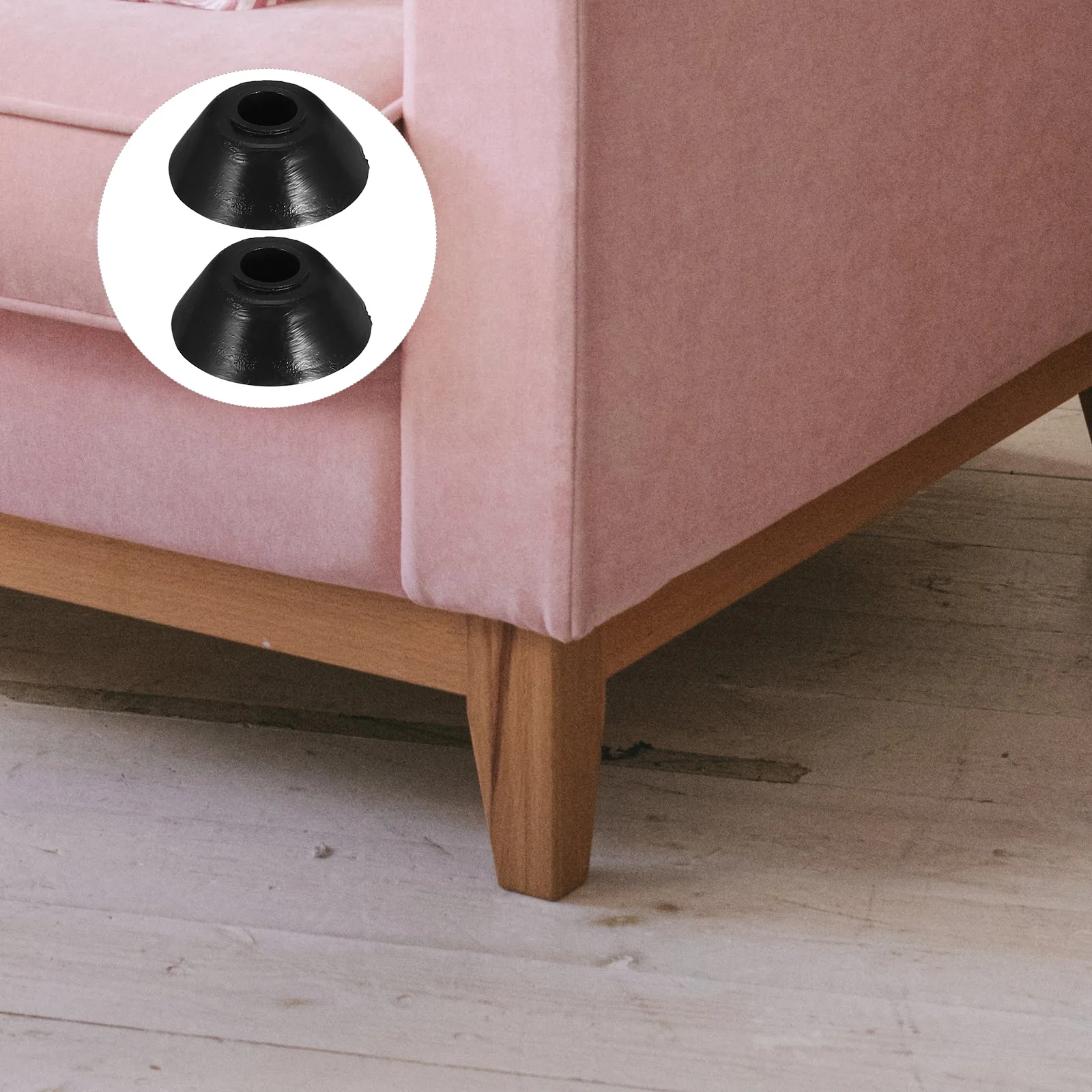 

100 Pcs Non-slip Mat Furniture Foot Pads Floor Protectors Chair Leg Glides Couch Elastic