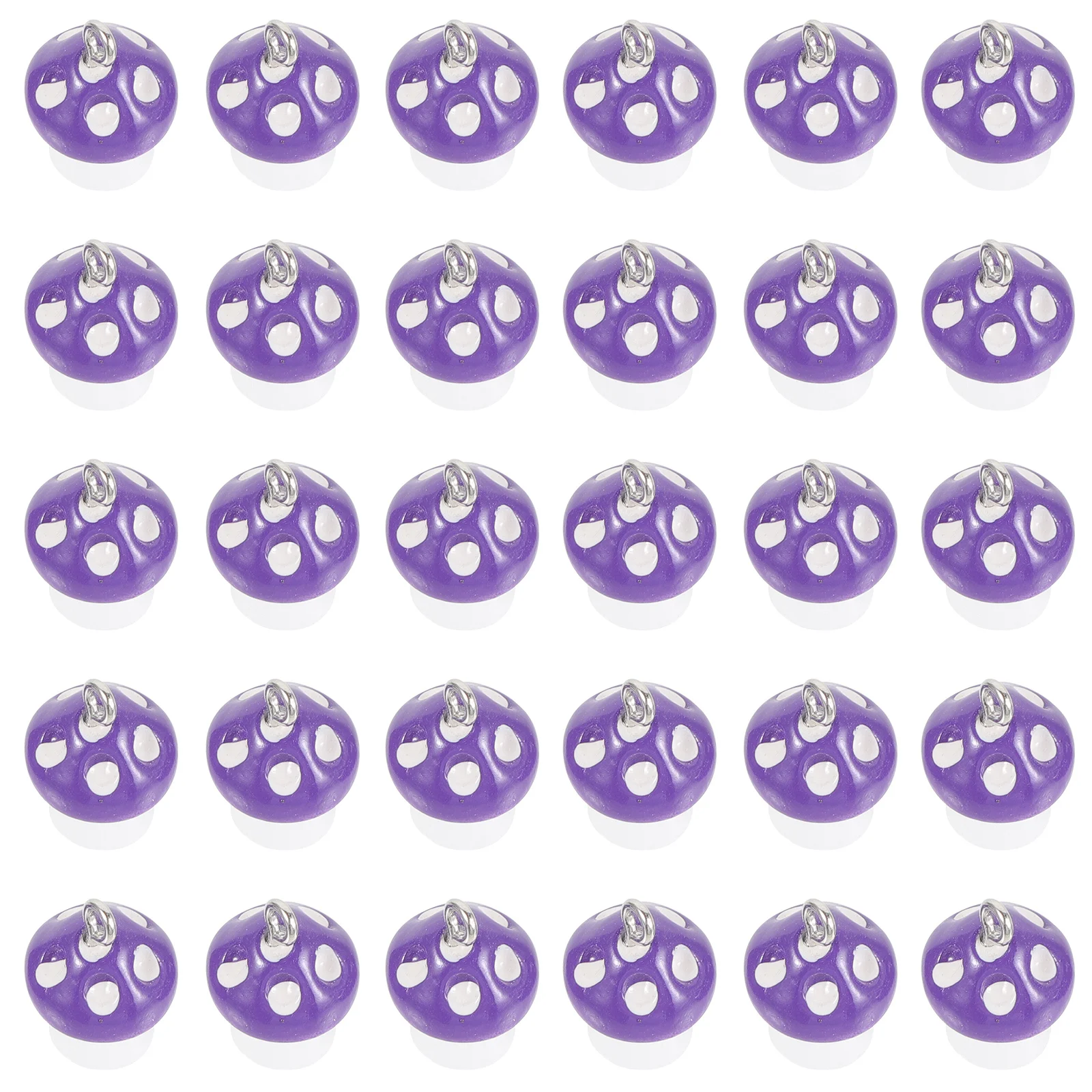 

30Pcs Resin Mushroom Pendants 12mm Simulation DIY Jewelry Making Necklace Bracelet Earrings Pendant Charm Fashion Gift