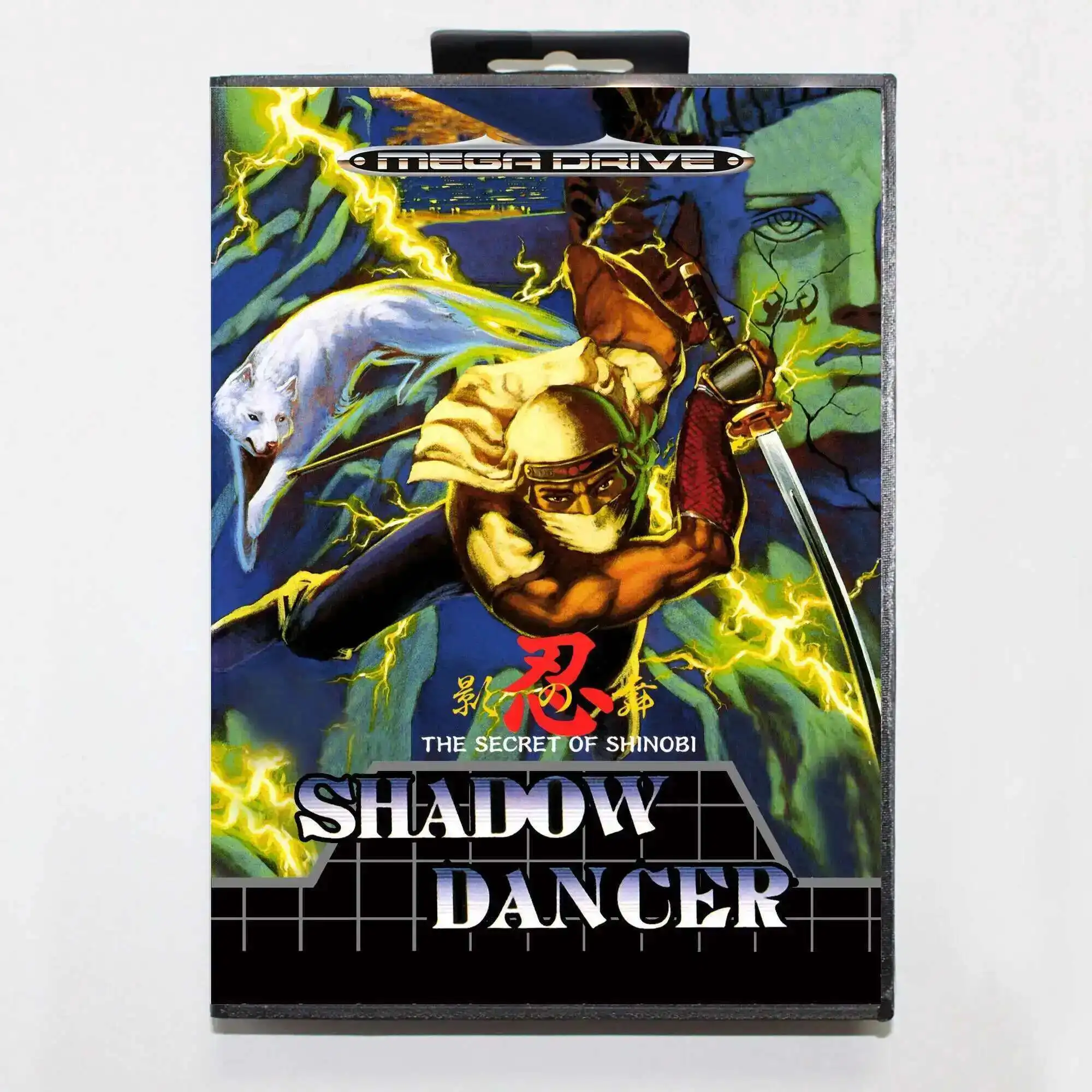Игровая карта Shadow Dancer MD с коробкой EUR для 16-битной системы Sega Megadrive Genesis