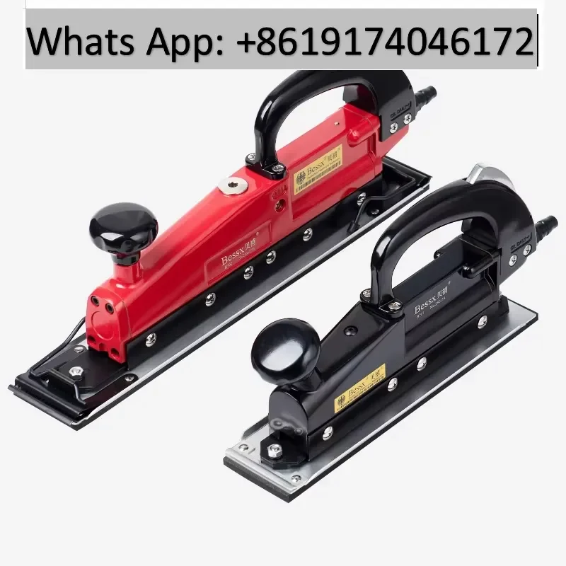 German Bessx Portable Pneumatic Flat Stainless Steel Polishing and Drawing Machine Linear Reciprocating Grinder