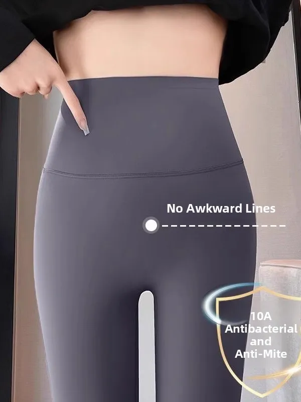 

Матовые флисовые леггинсы для йоги женские с высокой талией, длинные брюки с узором под кожу акулы, моделирующие ягодицы и утягивающие живот, весна-осень-зима