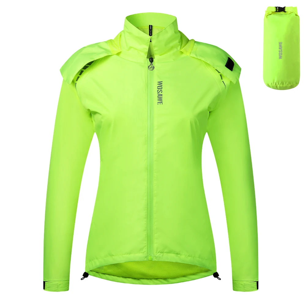 WOSAWE Women Hiking Jacket Waterproof Quick Dry Camping Windbreaker Trekking Fishing Rain Coat Outdoor Motorcycle Rain Clothes