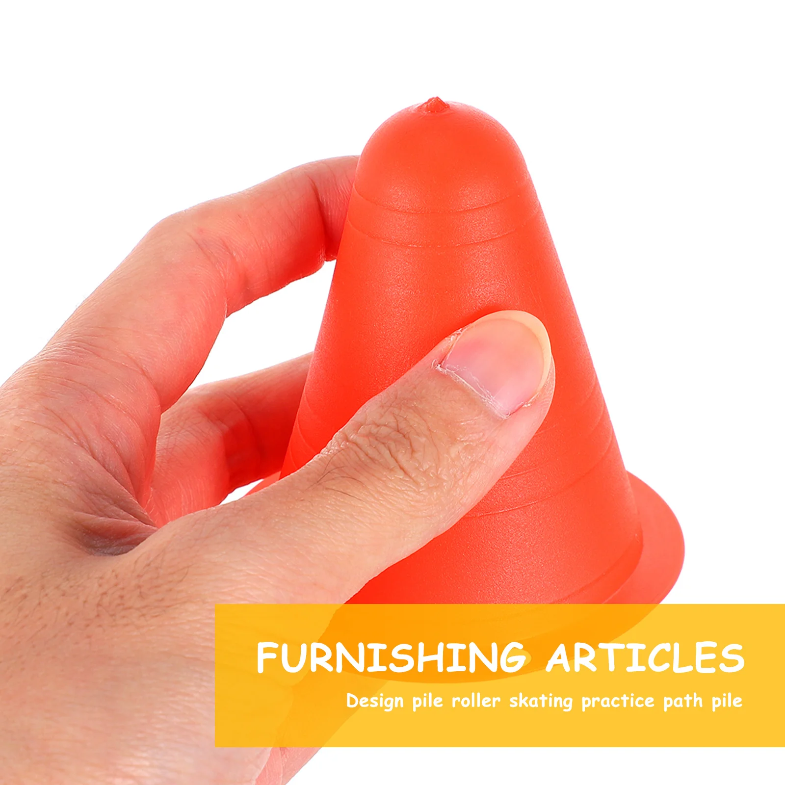 

25 шт. конусы для катания на роликовых коньках, красочные тренировочные маркеры, практика препятствий, ловкость, детские спортивные тренировки, полые, легкие, портативные