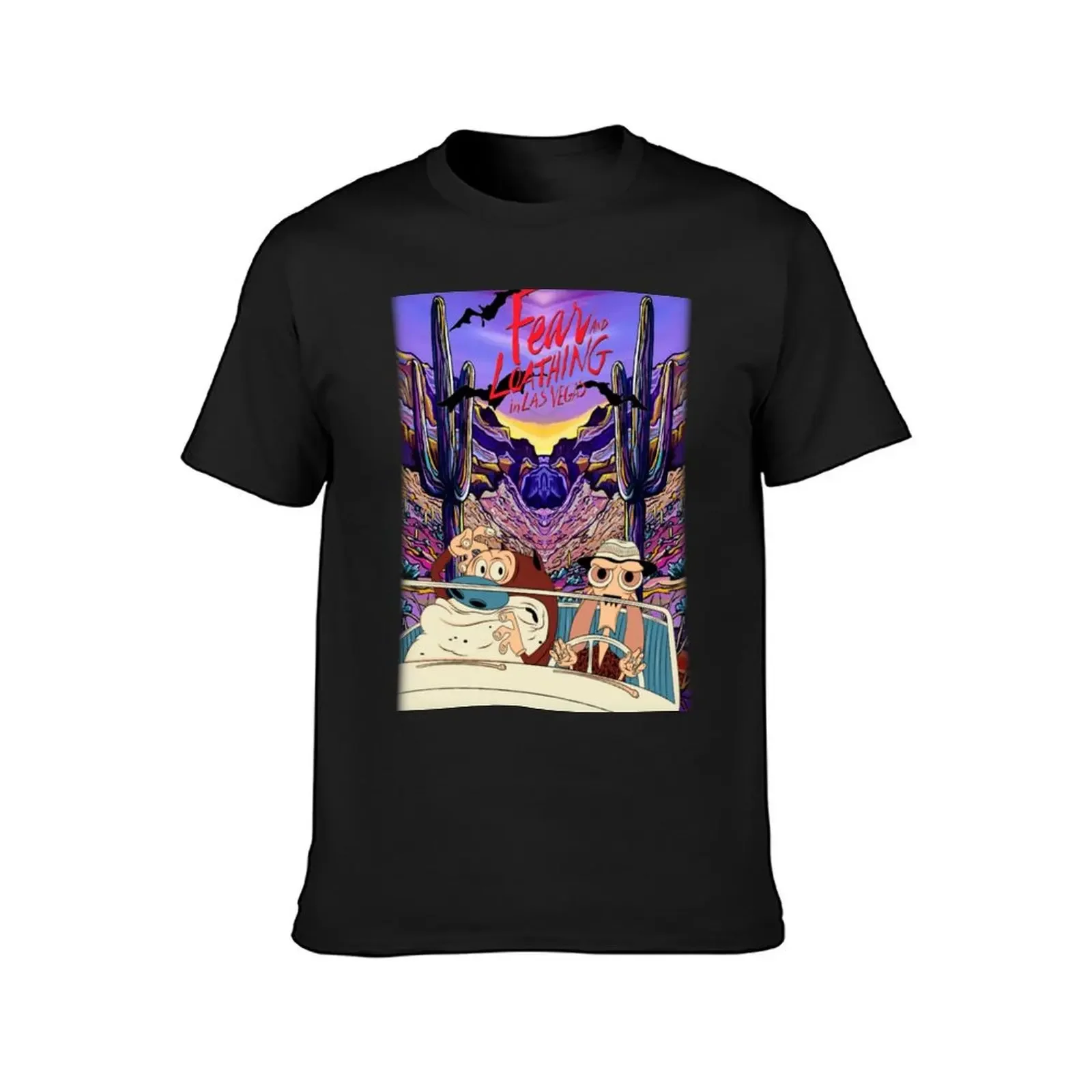 Ren and Stimpy Fear and Loathing in Las Vegas T-Shirt graphic t shirts sports fans plus size clothes funny t shirts men