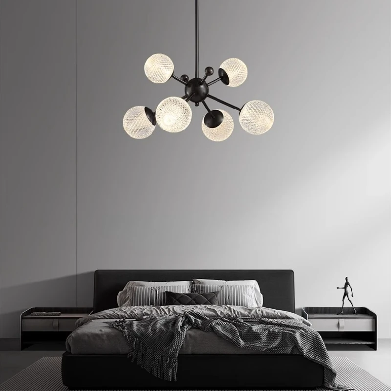 

SANDYHA минималистичные акриловые подвесные светильники светодиодная люстра для ресторана, гостиной, спальни, стильное украшение для дома