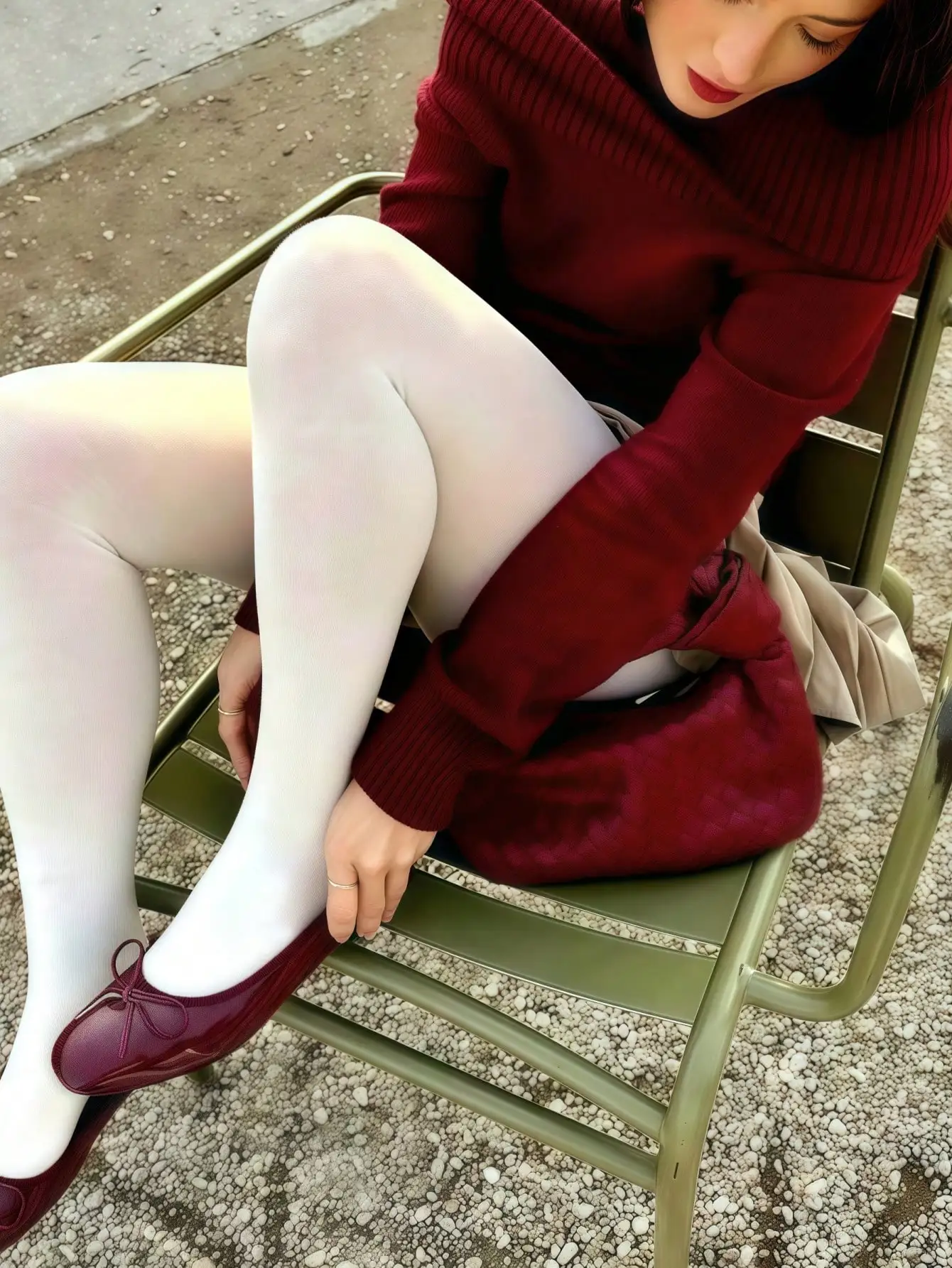 Leggings de Veludo 'Urban Dreamgirl' para Mulheres - Silhueta Moderna e Confortável para um Estilo de Rua Doce