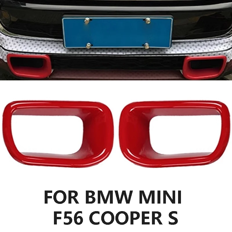 For BMW  Mini F56 Cooper S R60 Cooper S Car Front Bumper Brake Grille Air Inlet Outlet Dust Stickers Decoration Cover Trims 