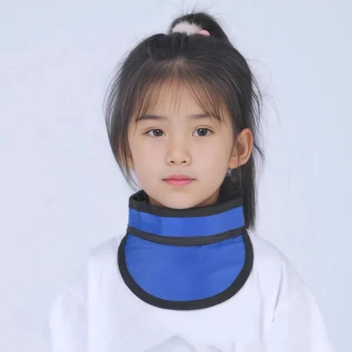 Imagen 2 del producto Collar protector de rayos X Dental 0,35mmpb 0,5mmpb Aldult Collar de tiroides de plomo para niños Protector de radiación CT cubierta de cuello de plomo