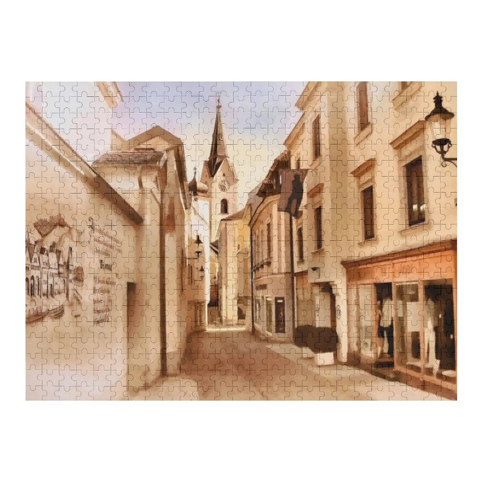 

Kirchengasse in Ybbs mit Loeb Geschaeft Jigsaw Puzzle Personalized Kids Gifts Custom With Photo Custom Name Child Toy Puzzle