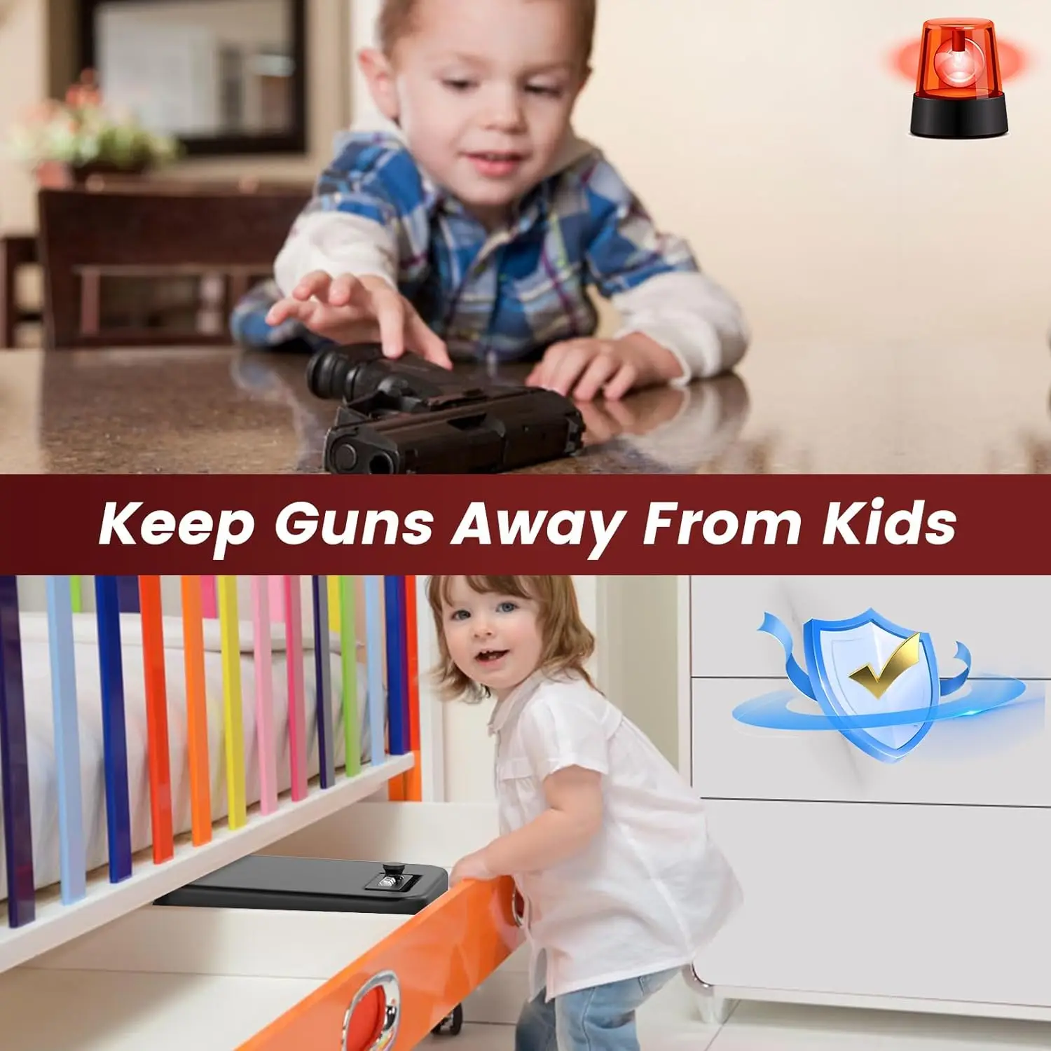 Security Safe Box Personal Safe with Steel Combination Lock and Security Cable Home Anti-Theft Digital Home Safe Box