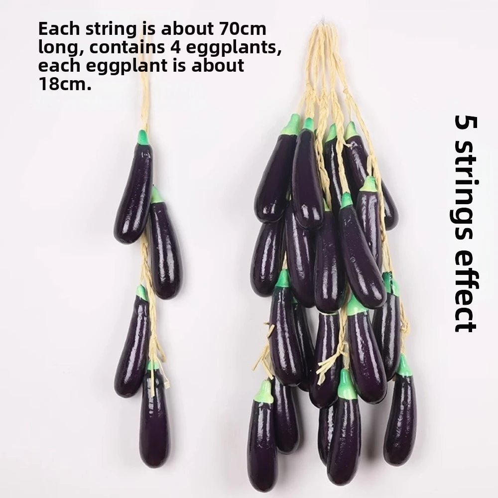 Artificial Simulation Fruit Vegetable String Foam Fake Vegetable Home Garden Decoration Wedding Photography Props DIY Decoration