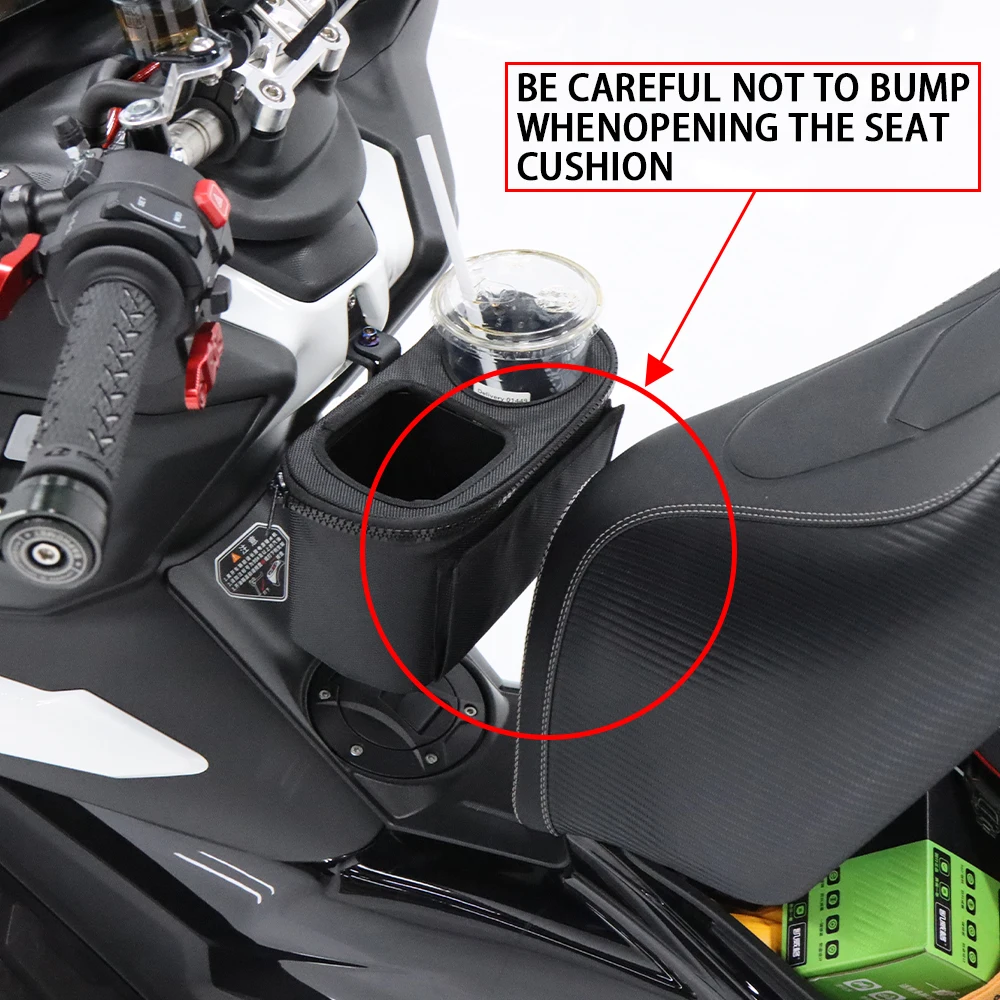 For ZONTES 125X 150X 175X 2026 Motorcycle Handlebar Drinking Water Bottle Cage Cup Holder Scooter Cupmounts Storage Bag
