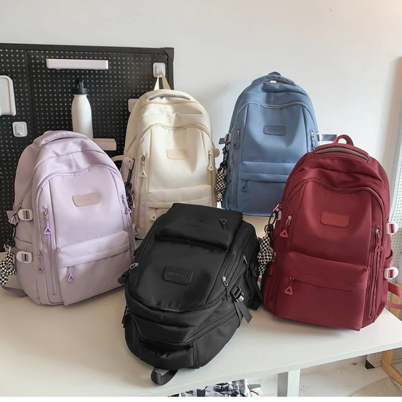 Female college girls student book backpack 2025 middle and high school students backpack leisure Large Capacity travel backpacks