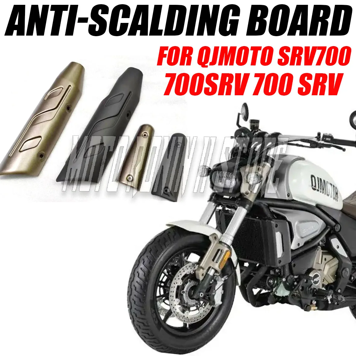 

Новая противоожоговая пластина для Quanzhou Auto SRV700 700SRV, крышка выхлопной трубы, цилиндр, локоть, декоративный аксессуар для защиты от ожогов