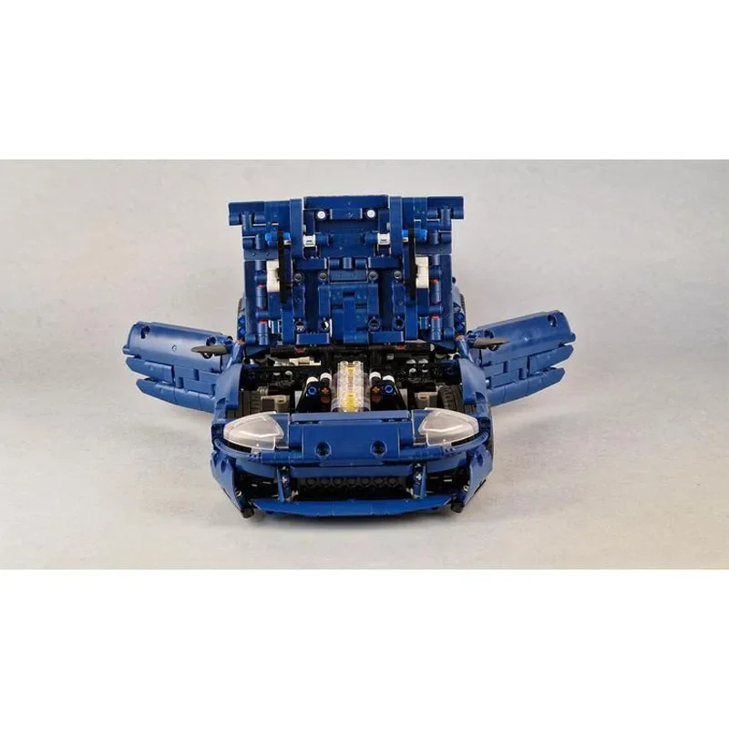 MOC-156818 supercoche clásico montaje empalme miniatura de bloques de construcción 1298 piezas de coche de bloques de construcción niños adultos juguete para regalo de cumpleaños