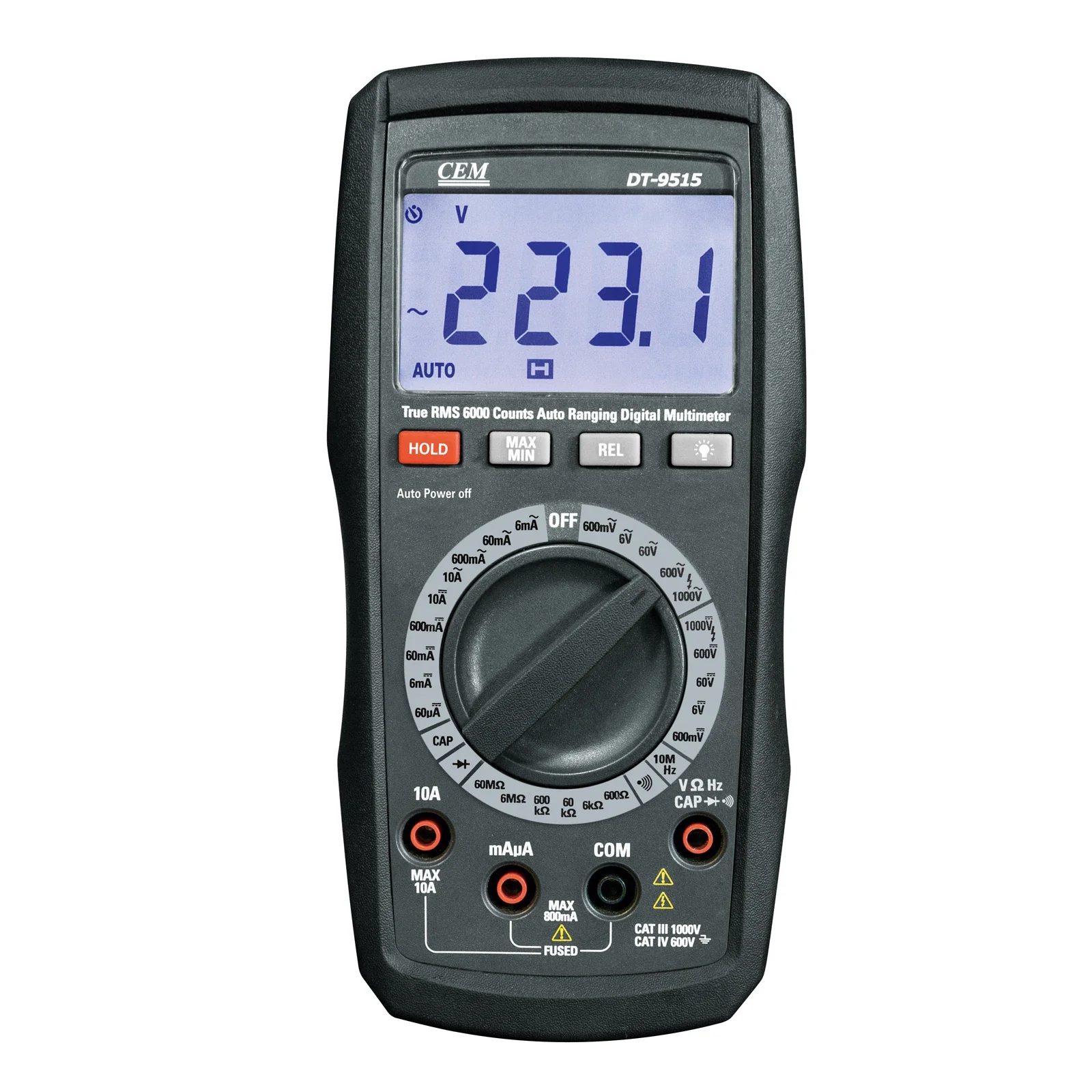 

CEM DT-9515 New Design Manual Professional Digital Electronic Multimeter Tester with True RMS function for sale