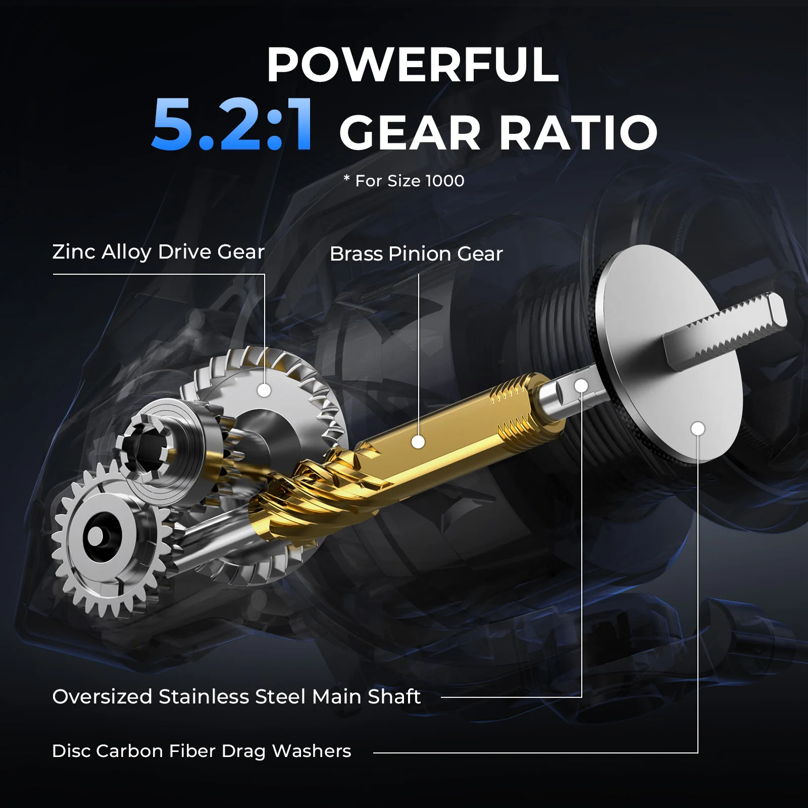KastKing Spartacus II Plus – Carrete spinning 10 kg de arrastre - imagen 2