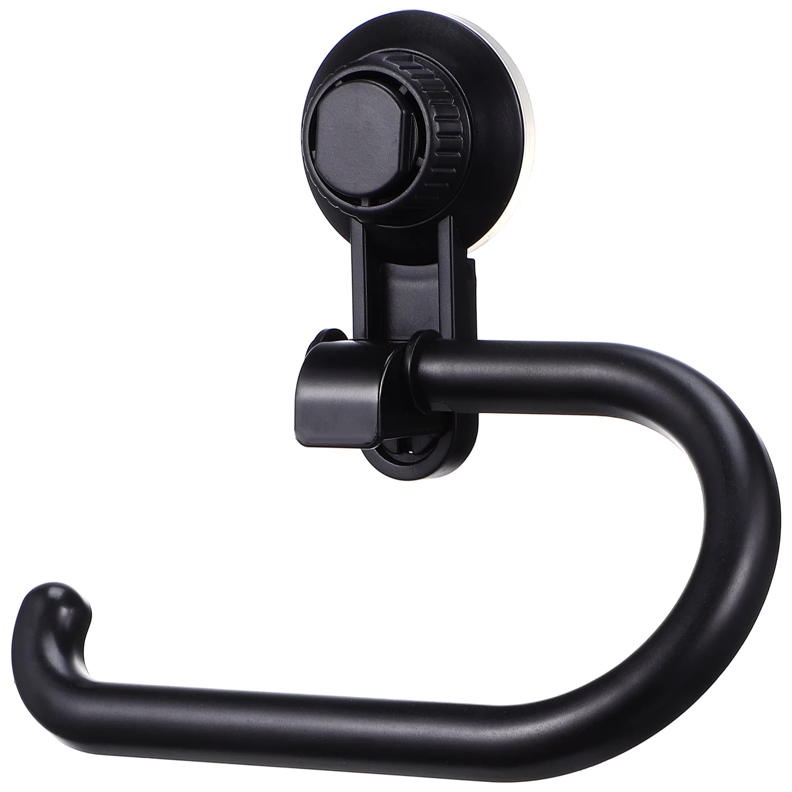 Towel Hook Suction Cup Paper Holder Bathroom Tissue Roll Rack Holders Black Toilet Cups for