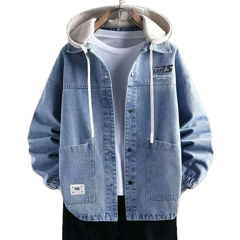 Jaqueta masculina com capuz para outono/inverno ao ar livre, adequada para uso diário em casa, viagens, festas e pode melhorar a aparência.