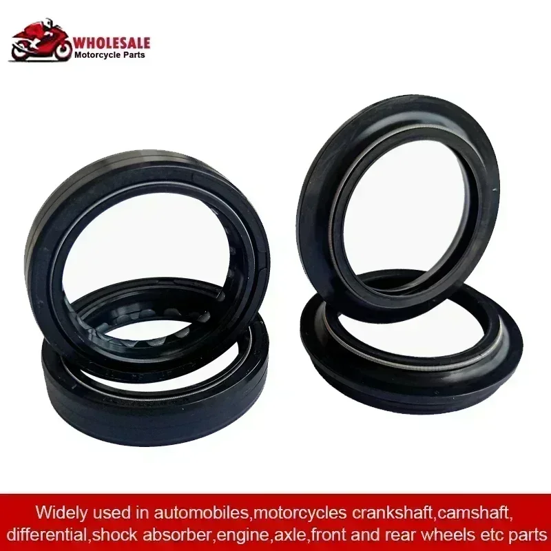 

2pc/4/8pc 43x54x11 43 54 Front Shock Fork Damper Shaft Oil Seal Dust Cover For CAGIVA Raptor 650 1000 XTRA Raptor 1000 2000-2007