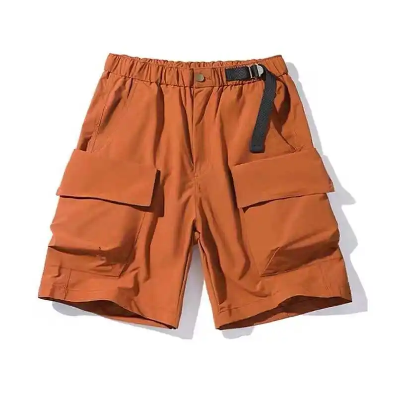 

Американские функциональные мужские лыжи, летние модные брендовые свободные спортивные брюки средней длины с несколькими карманами, японские повседневные брюки с пятью точками