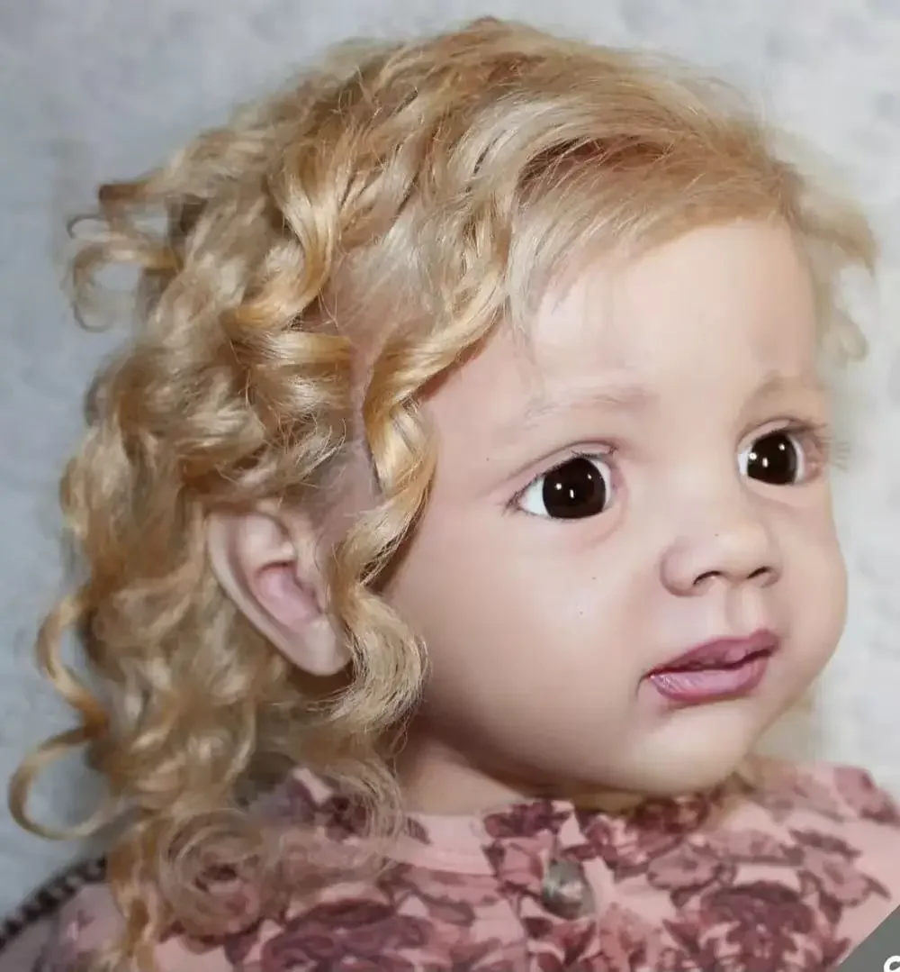 

St.Store Customized Limited Supply 25inch Reborn Baby Fritzi With Hand-Rooted Hair Already Finished Doll Christmas Gift