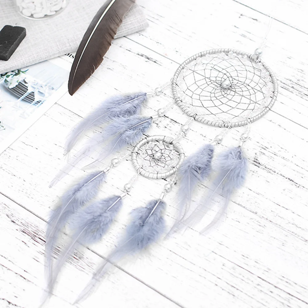 9Pack X(Dream Catcher - Handmade Traditional Wall Hanging Home Decor Ornament Craft Valentine's Day Gifts for Friends) view 5